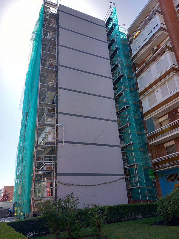OBRA: SATE Rehabilitación fachada en Leganés